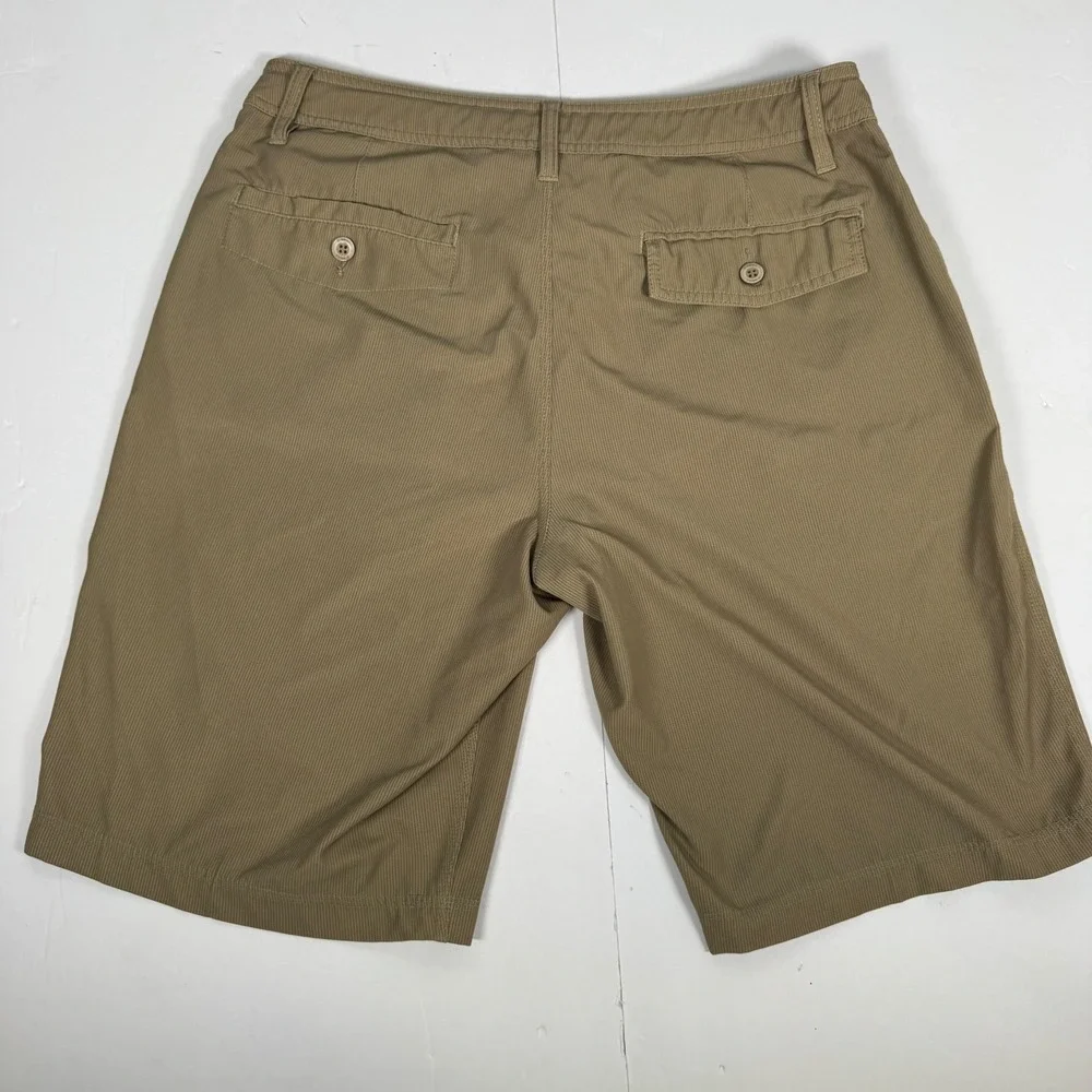 O'Neill Hybrid Shorts Mens 32 Tan Brown Stretch Boardshorts Surf Skate Beach